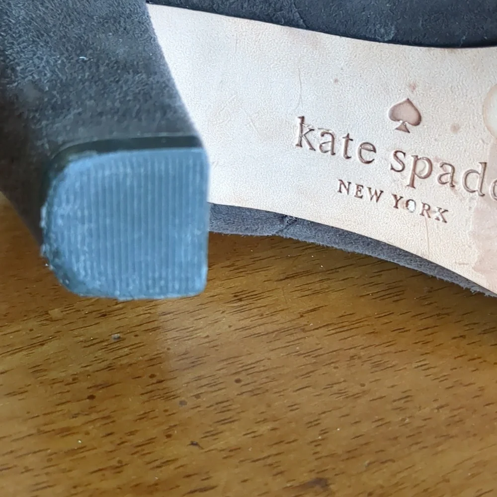 kate spade Brown Suede Ankle Booties